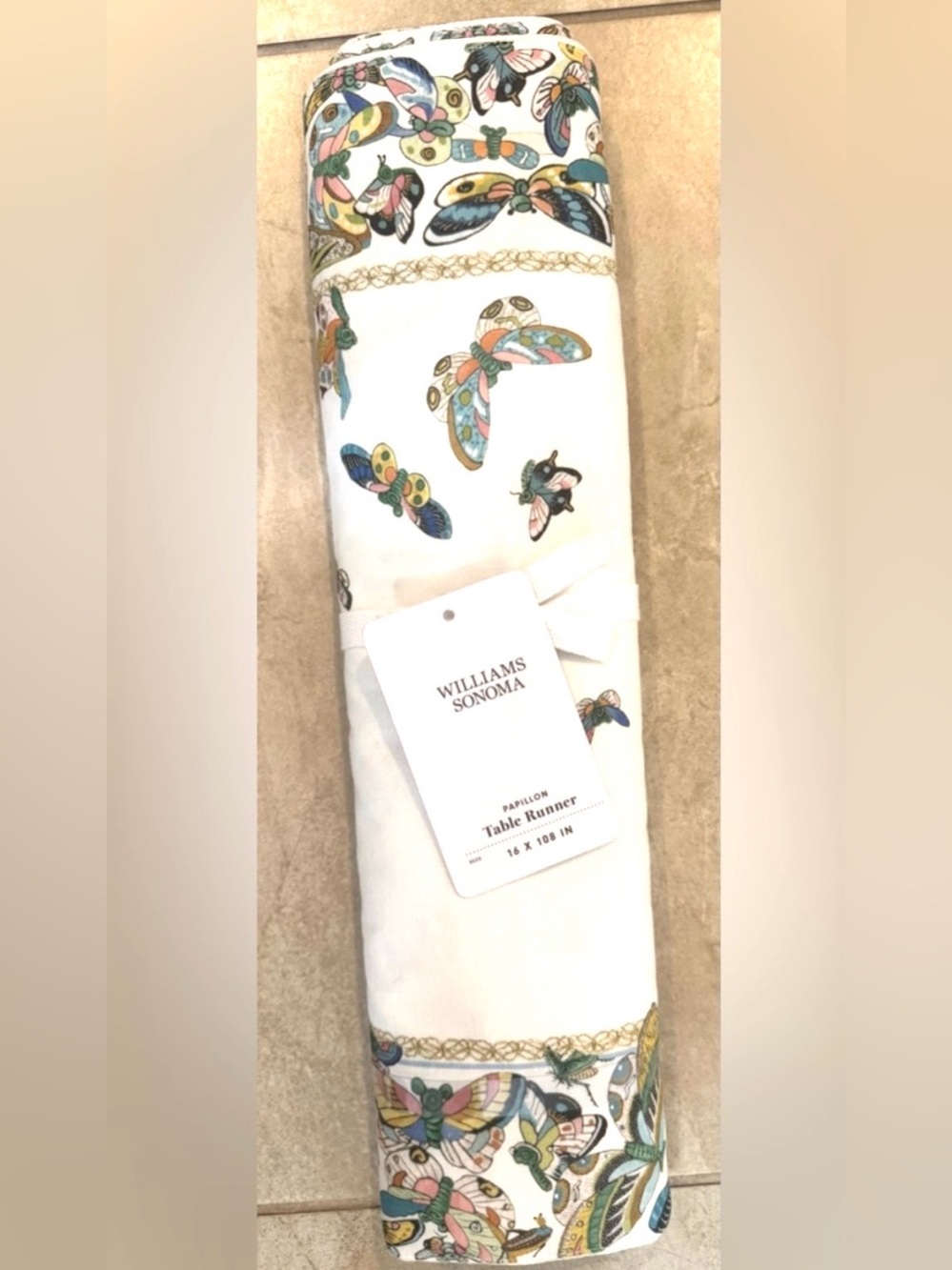 Williams Sonoma Papillon Table Runner - Picture 6 of 10